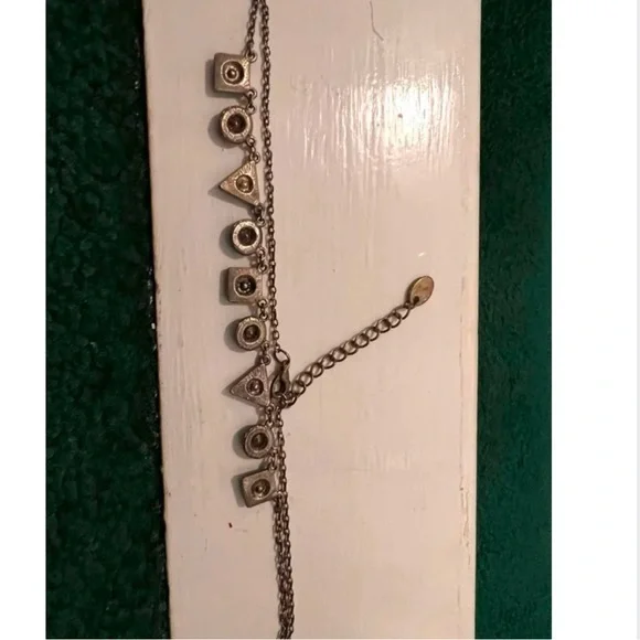 🎁 Reversible Turquoise & Silver Geometric Necklace – Statement to Minimalist - Picture 7 of 10